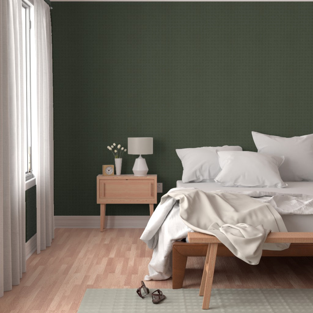 Jane Wallpaper in Emerald