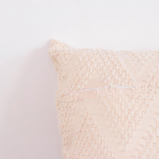 Cloud Dancer Pillow Handwoven Ikat